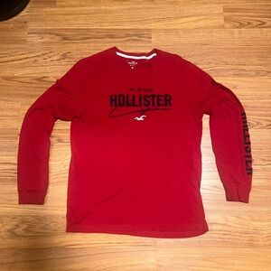 Y2K Red Hollister Long Sleeve